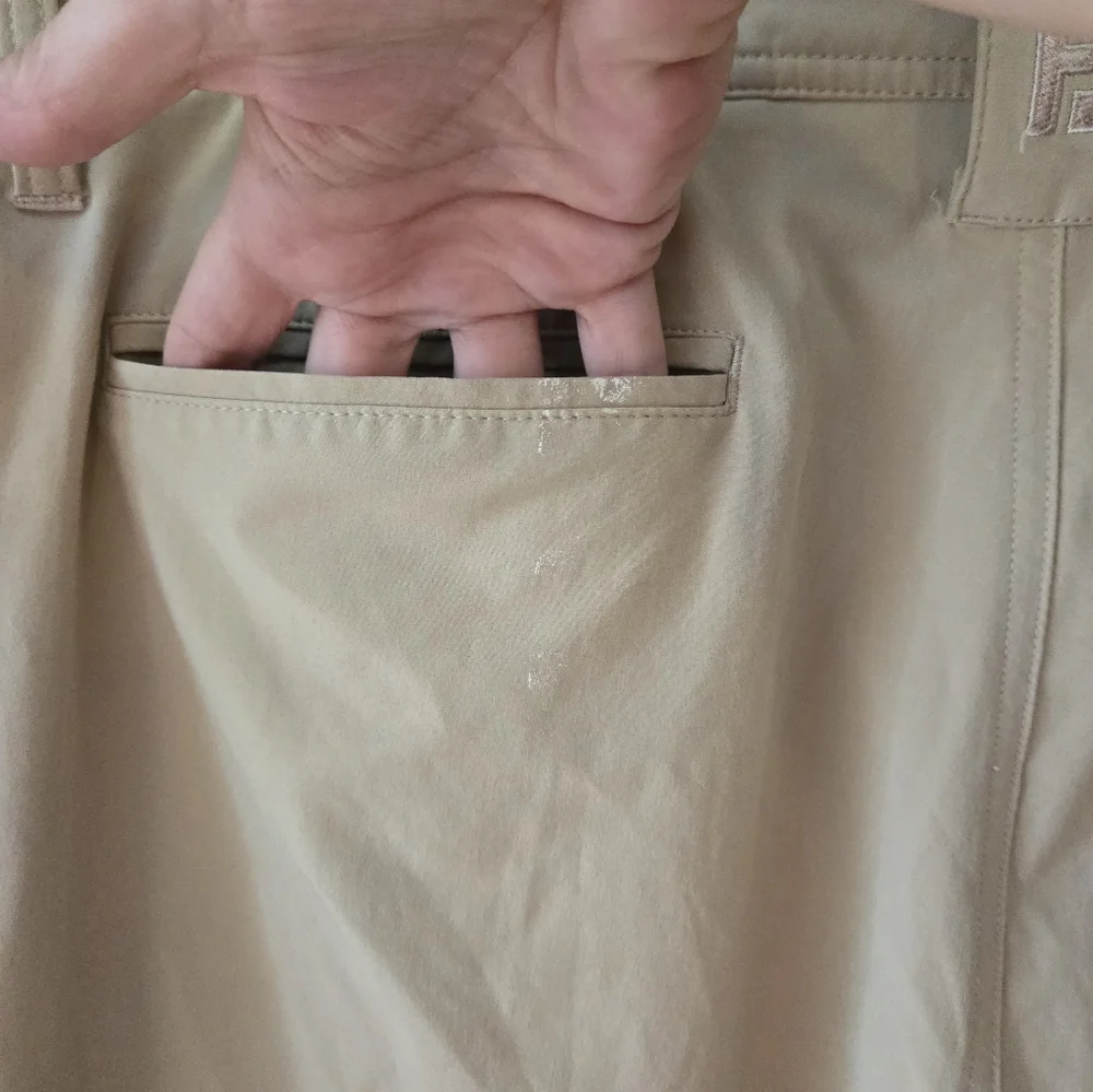 Men's FootJoy Tan Beige Shorts Size 38W - Picture 12 of 14